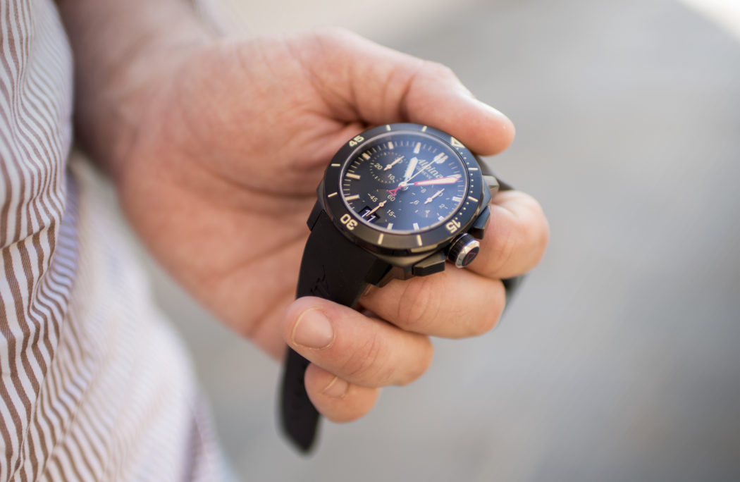 Alpina Seastrong Diver 300 Cronograph. SinAbrochar