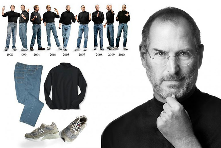 Fiel a su estilo: la evolución indumentaria de Steve Jobs